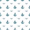 Yacht seamless pattern