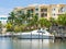 Yacht and waterfront home at Fort Lauderdale in Florida