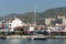 Yacht at the waterfront of the Turkish city of Marmaris