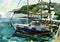 Yachtclub sea landscape in Yalta, Crimea
