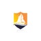 Yachting club or yacht sport team vector logo design.