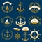 Yachting labels and badges