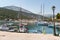 Yachts in Agia Effimia port on Kefalonia