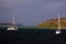 Yachts anchored in Fiji