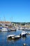 Yachts in Axmouth harbour.