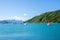 Yachts in the bay of Picton,south island of New Zealand.