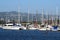Yachts in the Berkeley Harbor
