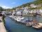 Yachts and boats in cornish harbour