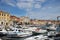 Yachts, boats, Rovinj harbor, Rovigno, Croatia