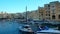 The yachts and boats at Senglea shore, Malta