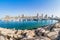 Yachts and boats in Tel-Aviv marina.