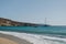 Yachts and boats in the turquoise water off the coast of Mykonos, Greece