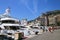 Yachts docked at Port Hercules in La Condamine ward of Monaco.