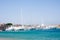 Yachts Docking in a Greek port