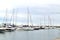 yachts in Estepona marina, Costa del Sol, Spain