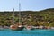 Yachts in harbor in Aegean sea near Bodrum