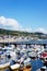 Yachts in the harbour, Lyme Regis.