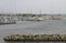 Yachts and ishing boats in harbor of Dragor in Denmark