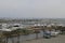 Yachts and ishing boats in harbor of Dragor in Denmark