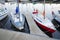 Yachts at marina moored by sea coast resort for the rich