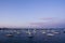 Yachts on monterey bay