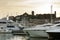 Yachts moored in Cannes