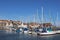 Yachts and other boats in Anstruther Harbour, Fife