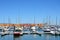 Yachts in Portimao marina, Portugal.