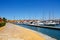 Yachts in Portimao marina, Portugal.