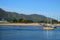 Yachts in River Conwy, Deganwy, North Wales