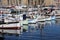 Yachts and sailboats in the old port of Marseille, France