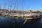 Yachts and sailboats in the old port of Marseille, France