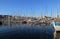 Yachts and sailboats in the old port of Marseille, France