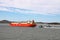 Yachts, seagoing vessels and tugboats on the roads of the port of Gladstone, Australia. December, 2019.