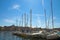 Yachts in Vieux port in Marseille