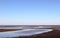 Yagry in Severodvinsk. White sea coast. sea tide