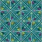 Yakan weaving inspired vector seamless geometric pattern - Filipino traditonal repetitive desing - textile or fabric