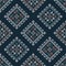 Yakan weaving inspired vector seamless pattern - Filipino tapestry geometric textile or fabric print design with diamond shapes