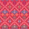 Yakan weaving inspired vector seamless pattern - Filipino traditonal geometric textile or fabric print design