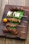 Yakitori, japanese grilled chicken skewers