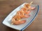 Yakitori: Japanese skewered prawns/ shrimps