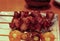Yakitori skewered chicken and Ginkgo seed