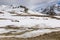 Yaks on highland plateau of Khunjerab national park