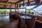 YALA, SRI LANKA - DECEMBER 10, 2016: Interior of Cinnamon Wild restaurant in Yala.