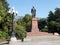 YALTA, CRIMEA. Monument to V.I. Lenin. The Russian text - Lenin