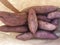 Yam harvest, healthy vegetables photos, delicious fruits
