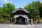 Yama-mon Entrance Gate, Bannaji Temple. Most famous Buddhist temple in Ashikaga City,