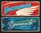 Yamaguchi and Yamanashi Japan prefecture tin signs