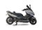 Yamaha Tmax scooter isolated