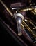 Yamaha YBL-421G Bass Trombone with F Attachment in Dark Velvet-Lined Hard Case mouth piece close up